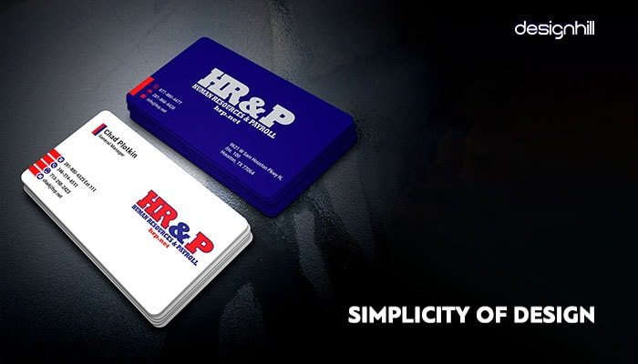 Business Card Design Trends 2018